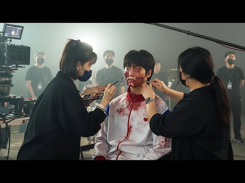 'All of Us Are Dead - Gwi-nam' Special Makeup Process. Korean Zombie Movie Makeup Artist