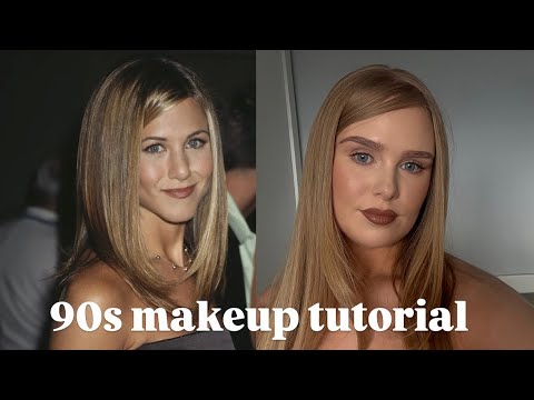 90s everyday makeup tutorial | Rachel Green makeup tutorial
