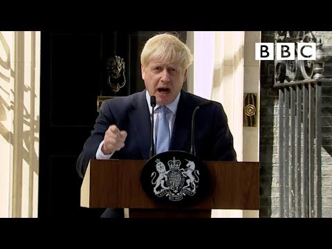 Boris Johnson's first speech as Prime Minister | FULL SPEECH - BBC