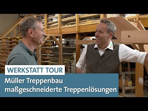 1,000 staircases annually from the Weserbergland region | Workshop tour | LIGNA.TV #roomtour #cra...