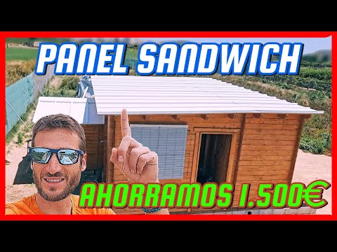 How to INSTALL SANDWICH PANEL in WOODEN HOUSE / WE SAVE A LOT by doing it ourselves.