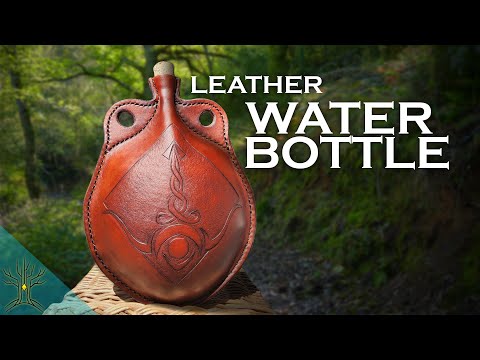 Easy Leather Water Bottle!