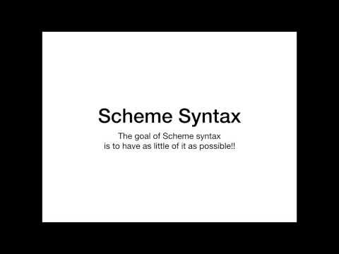 Introduction to Scheme Programming