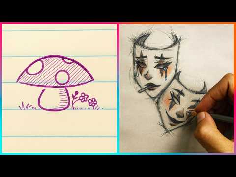 Easy Doodle Art For When You're Bored In Class