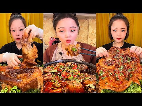 ASMR MUKBANG spicy Pork Bellly Soothing Sounds While Enjoying Delicious 먹방 모음이 팅쇼 리얼 사운드 #346