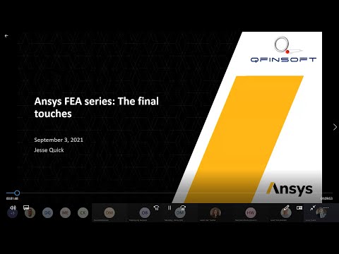 Ansys FEA Webinar Series   Session 3  Ansys Mechanical  Sub modelling and Topology Optimisation