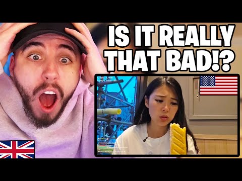 Brit Reacts to American Girl Tries British Food for the First Time!