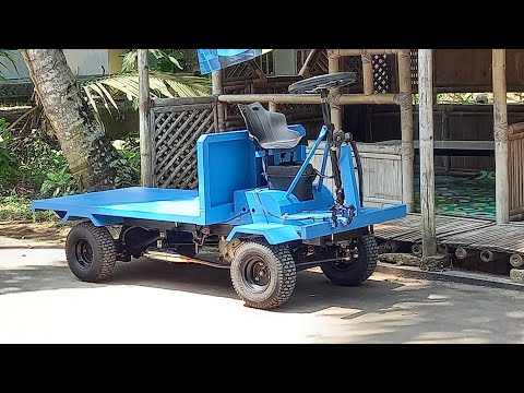 This Man Modified a Used Motorcycle Into a Cool Mini Truck