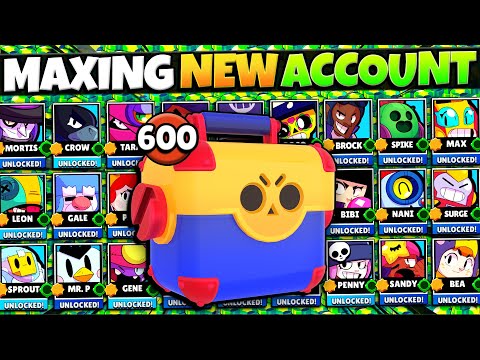 Unlocking & Fully Maxing EVERY Brawler Costs $??? | Insane 50,000+ Gem Mega Box Opening!