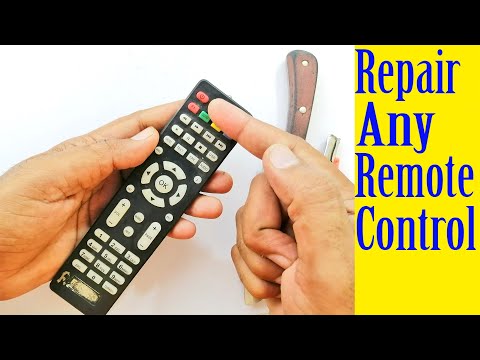 How to repair any remote control  easily at home