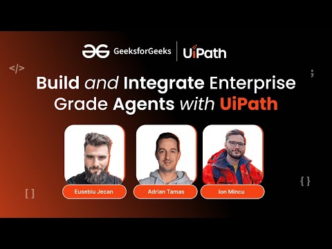 UiPath LangGraph Agent. Build and integrate an enterprise ready Agent with UiPath