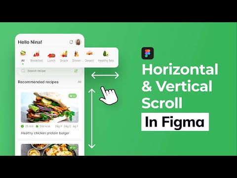 Horizontal and Vertical Scroll in Figma - Quick Prototyping Tutorial