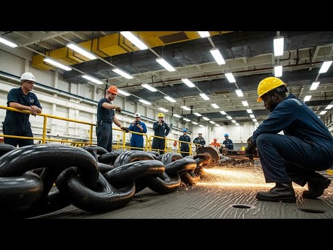How the U.S. Navy Drops a MASSIVE Aircraft Carrier Anchor at Full Speed — A Rare Power Move!