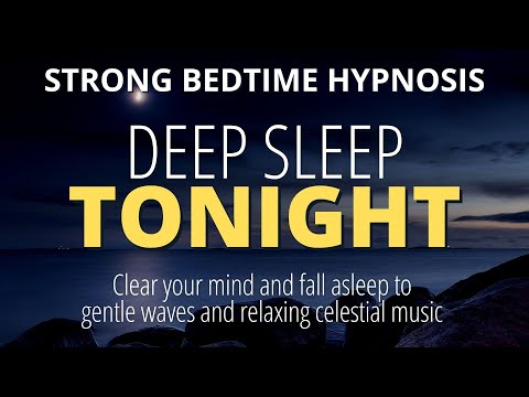 Strong Deep Sleep Hypnosis to Cure Insomnia and Fall Asleep Fast | Dark Screen