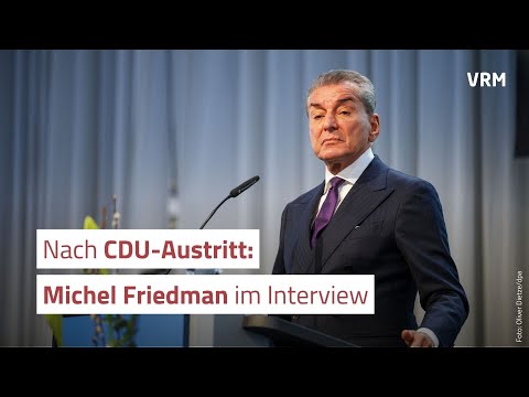 After leaving the CDU: Michel Friedman in an interview