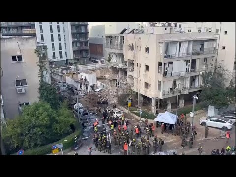 Tel Aviv residents talk about shock of Iranian missile striking neighbouring building