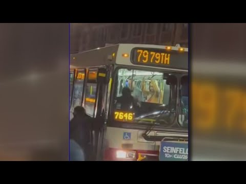 Video shows CTA bus driver being attacked