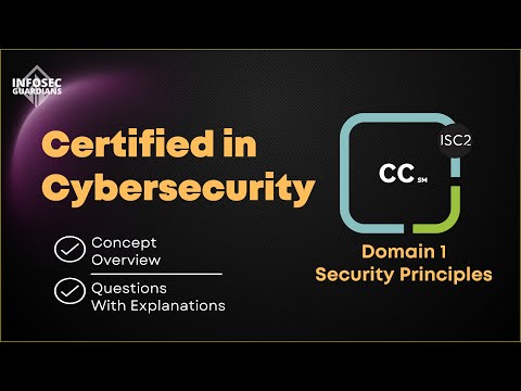 Mastering ISC2 CC Domain 1: Security Principles - Concepts & Practice Questions