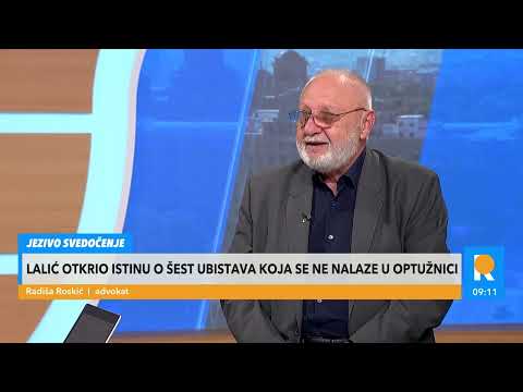 JEZIVI DETALJI UBISTAVA - Lalić otkrio još šest ubistava koji se ne nalaze na optužnici