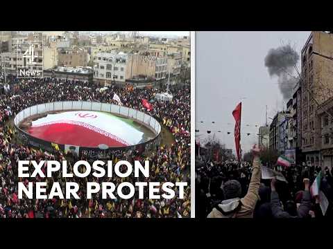 Iranian leaders join thousands at Al Quds day rally
