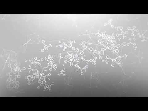 Medical White Molecular Background video | Footage | Screensaver