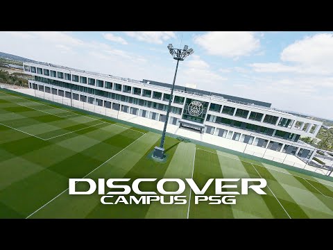 Drone flight through the new Campus PSG! 🎥⚽