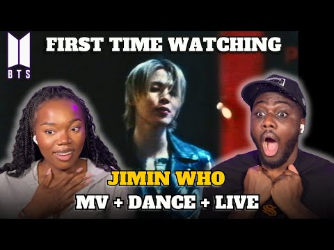 K-POP NEWBIES FIRST TIME WATCHING BTS (방탄소년단) JIMIN WHO | MV + DANCE PRACTICE + LIVE