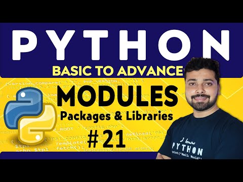 Modules in Python | Packages & Libraries | Python Tutorial in Hindi 21