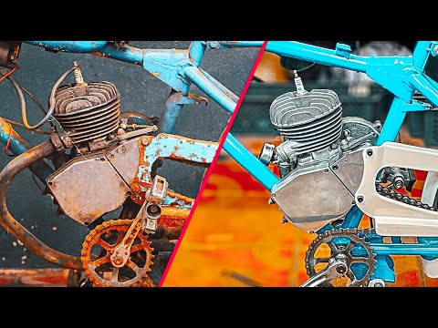 Full Restoration 2-Stroke Bicycle Engine