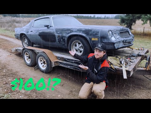 Reviving my $100 1980 barn find Camaro!!
