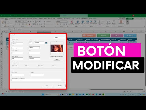 Programando el Botón Modificar en Formulario VBA ✔️