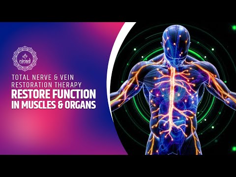 Restore Function in Muscles and Organs | Total Nerve and Vein Restoration Sound Therapy
