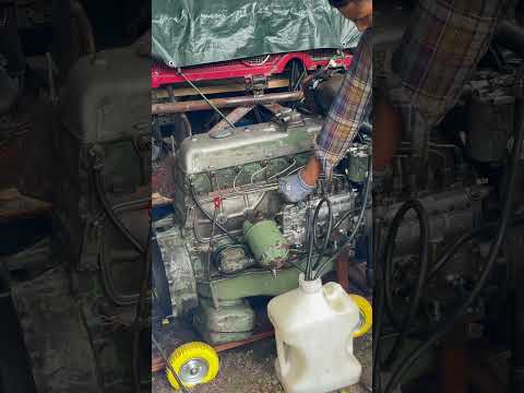 Mercedes Unimog OM352 First Run after Full Rebuild. Full videos here…….#unimog #unimoglife #mechanic