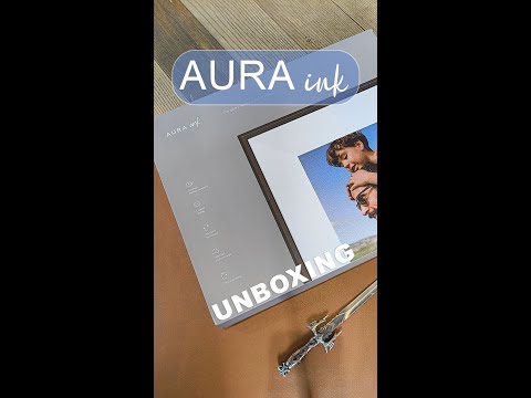 Aura Ink Photo Frame – E-Paper Display for Your Memories #unboxing #photoframe #technology
