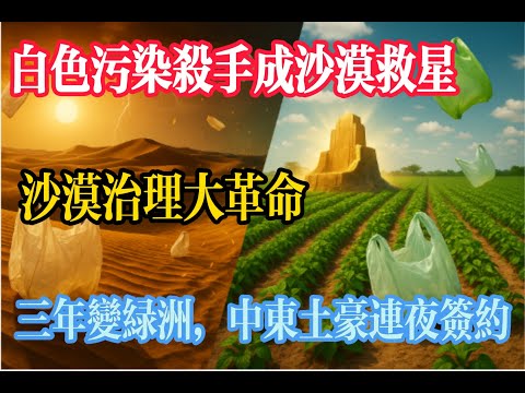 沙漠治理大革命！塑料袋埋塔克拉瑪干沙漠變良田，外媒爭相報道！