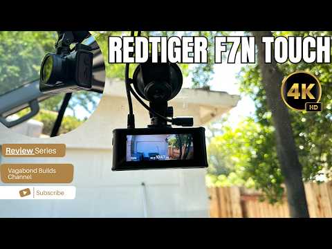 REDTIGER DashCam F7N Touch 4K Review, Live footage