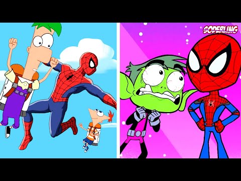 Все Мультики, где появился Человек-Паук!