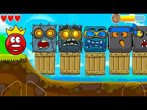 Мультик Red Ball 4 "Все части". Анимация Игра - Красный Шар ОЗВУЧКА несносный шарик от Спуди !