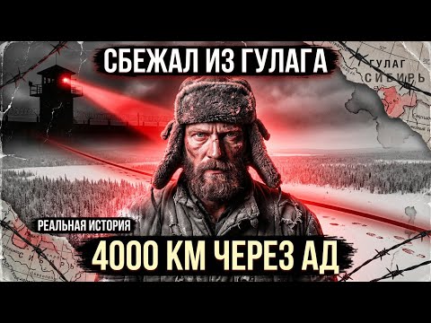 ОН СБЕЖАЛ ИЗ КОЛЫМЫ И ПРОШЁЛ 4000 КМ: Невероятный Побег о Котором Молчали