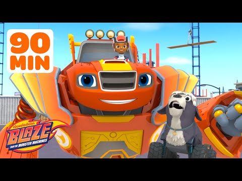 Blaze's Best Monster Machine Moments! 🚗💨 w/ AJ | 90 Minutes | Blaze and the Monster Machines