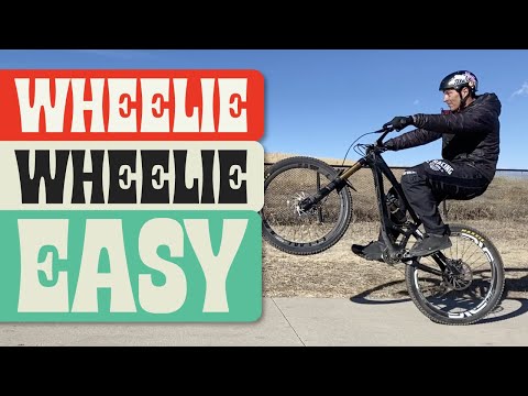 MOUNTAIN BIKE SKILLS FOR OVER 40 | HOW TO WHEELIE | Can Lee get his Wheelie on?