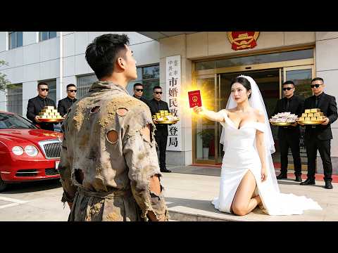 穷小伙领证当天被羞辱遭退婚！怎料下一秒美女总裁跪地向小伙求婚，原来小伙的真实身份竟是隐藏的世界首富，前女友后悔都来不及了！#逆袭 #短剧 #情感 #爽劇