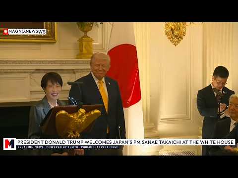 🇺🇸|🇯🇵 "Japan Is Back!" Sanae Takaichi Channels MAGA Energy with Donald Trump at White House