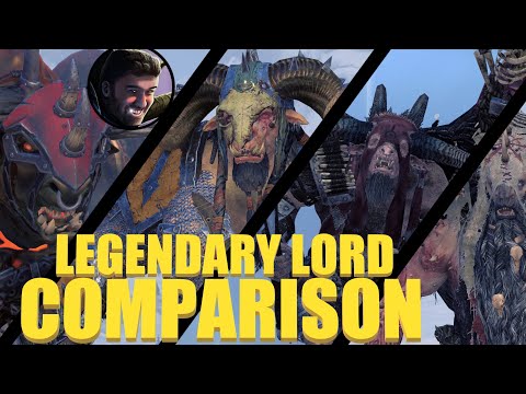Beastmen Legendary Lord Power Comparison