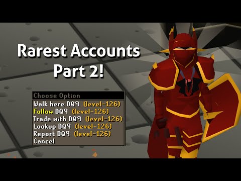What is RuneScape's RAREST Account? PART 2!