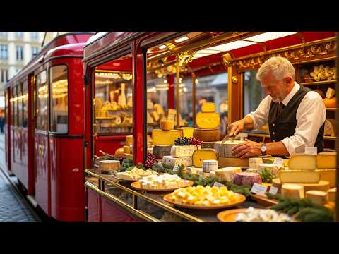 Traditional Swiss Cheese Festival | Bern Switzerland 4K Walking Tour | Organic Farmers Market