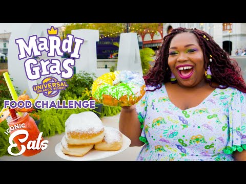 Ultimate Universal Studios Challenge: Trying All Of The Mardi Gras Treats | Delish