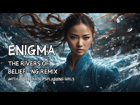 Enigma - Rivers of Belief NG Remix & The Way Home & AI Splashing Girls #enigma