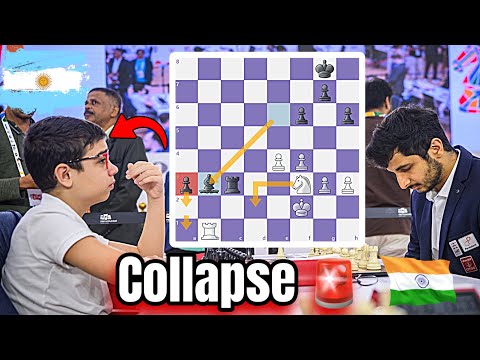 Faustino Oro CRACKS Under Vidit’s Relentless Pressure! 💥 Oro Is OUT!