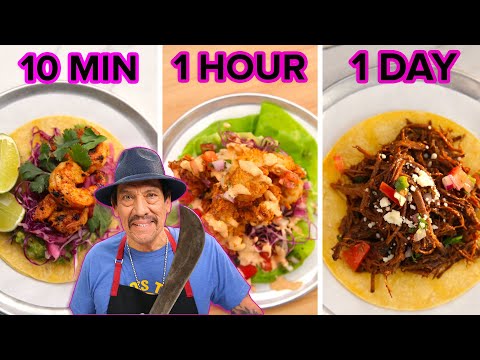 10 Min vs. 60 Min vs. 1 Day Tacos (ft. Danny Trejo)